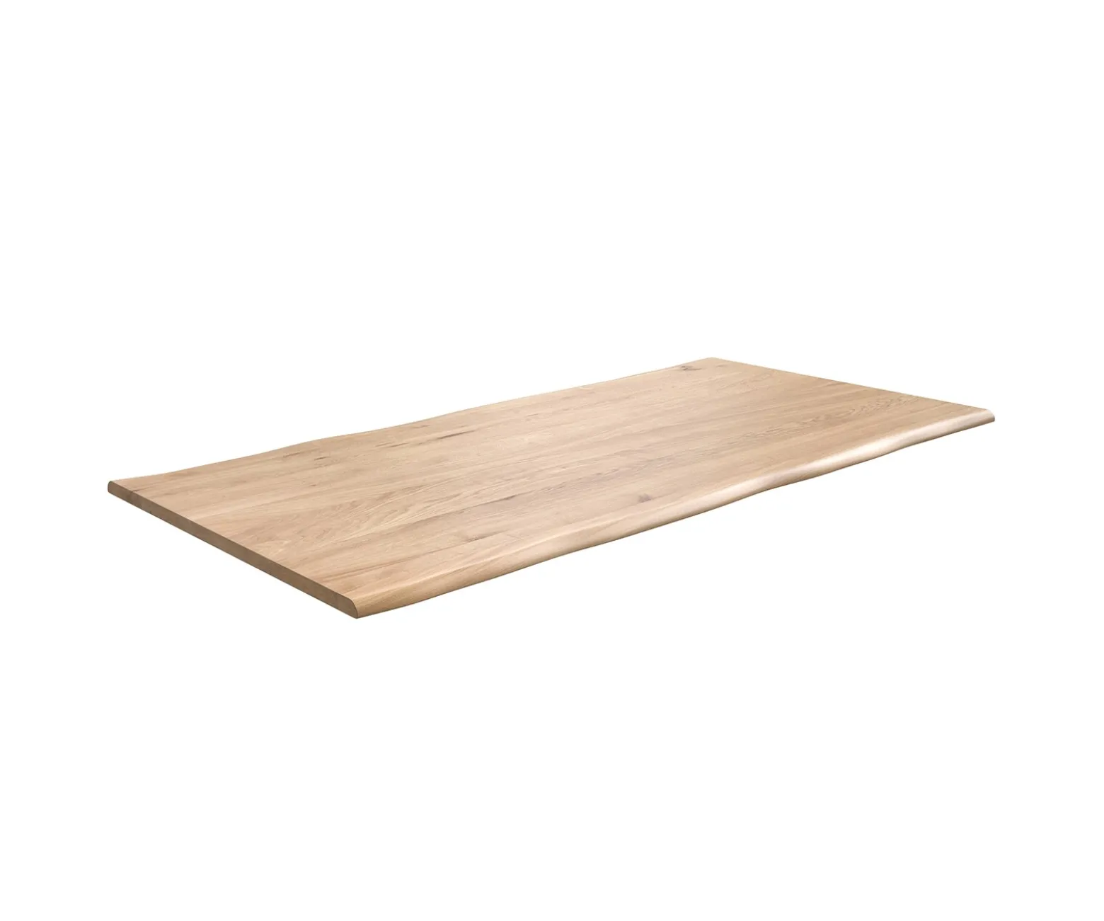 EsstischplatteEdge 200x100x2,5-3Eiche Natur Live- Sofort versandfertig