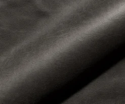 EsszimmerbankTaya-Flex 285x190 cm Mikrofaser Anthrazit Vintage Kufengestell flach Effektfinish Titan Taschenfederkern Rechts Sofort versandfertig