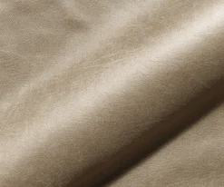 EsszimmerbankTaya-Flex 285x190 cm Mikrofaser Beige Vintage Kufengestell flach Schwarz Taschenfederkern Links Sofort versandfertig