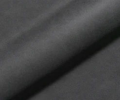 EsszimmerstuhlIlia-Flex mit Armlehnen Mikrofaser Anthrazit Vintage Kreuzgestell kantig Edelstahl Sofort versandfertig