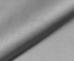 EsszimmerstuhlPejo-Flex Samt Grau Kreuzgestell kantig Edelstahl Taschenfederkern Sofort versandfertig