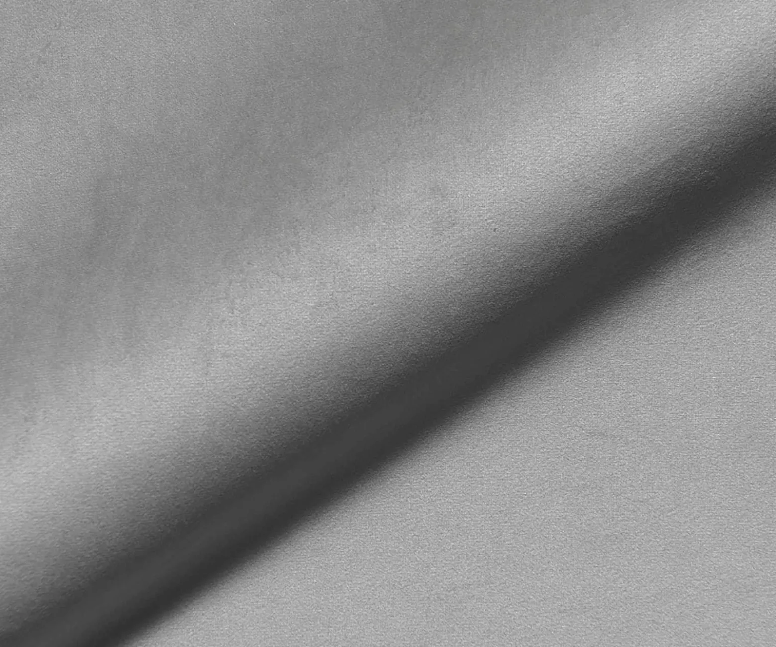 EsszimmerstuhlPejo-Flex Samt Grau Kreuzgestell konisch Edelstahl Taschenfederkern Sofort versandfertig