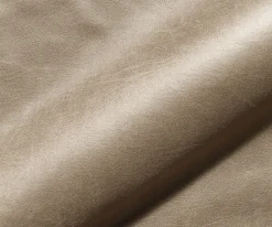 EsszimmerstuhlVinja-Flex Mikrofaser Beige Vintage Kreuzgestell kantig Schwarz Sofort versandfertig