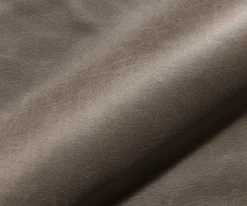 EsszimmerstuhlYago-Flex mit Armlehnen Mikrofaser Taupe Vintage Kreuzgestell konisch Schwarz Taschenfederkern Sofort versandfertig