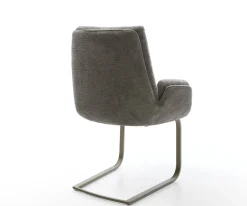 FreischwingerClea-Flex Bouclé Soft Schlamm Freischwinger flach Effektfinish Titan Sofort versandfertig