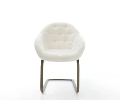 FreischwingerGaio-Flex Bouclé Soft Beige Freischwinger flach Effektfinish Titan Sofort versandfertig