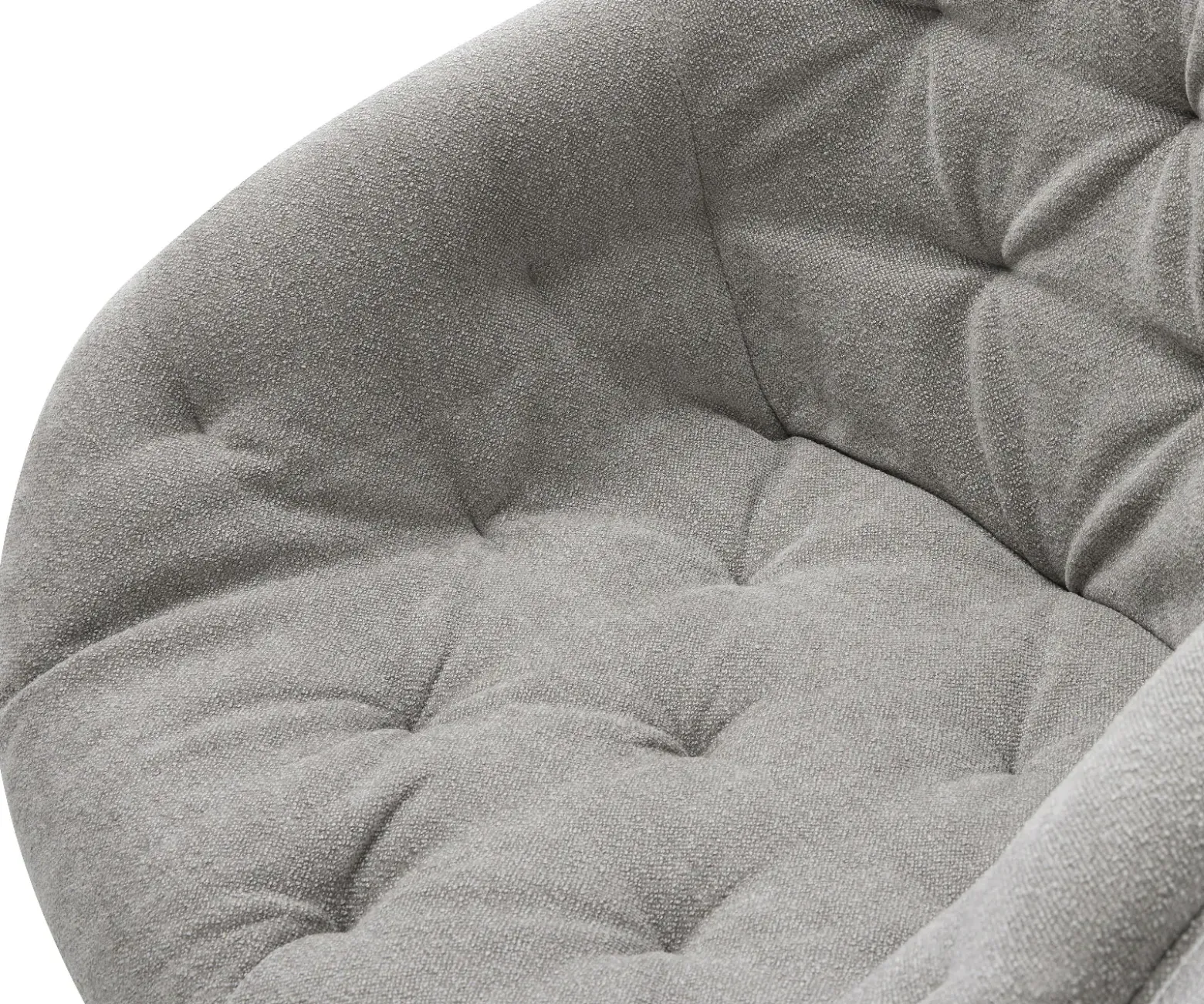 FreischwingerGaio-Flex Strukturstoff Soft Grau Freischwinger flach Effektfinish Titan Sofort versandfertig