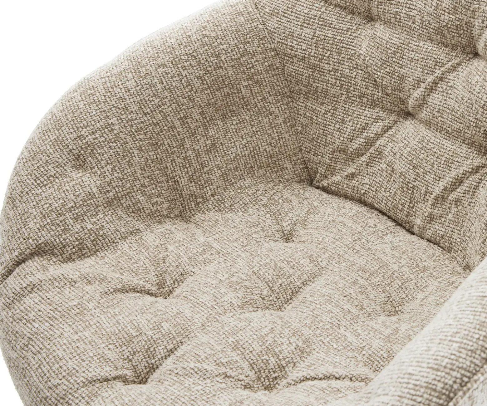 FreischwingerGaio-Flex Webstoff Soft Beige Freischwinger flach Effektfinish Titan Sofort versandfertig