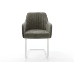 FreischwingerGreg-Flex Bouclé Soft Schlamm Freischwinger flach Weiß Taschenfederkern Sofort versandfertig