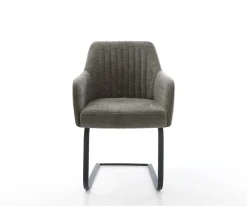 FreischwingerGreg-Flex Bouclé Soft Schlamm Freischwinger flach Schwarz Taschenfederkern Sofort versandfertig
