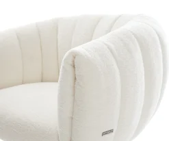 FreischwingerJada-Flex Bouclé Soft Beige Freischwinger flach Schwarz Taschenfederkern Sofort versandfertig