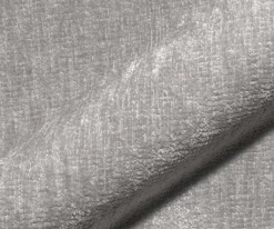FreischwingerJova-Flex mit Armlehnen Chenille Silbergrau Freischwinger flach Edelstahl Taschenfederkern Sofort versandfertig