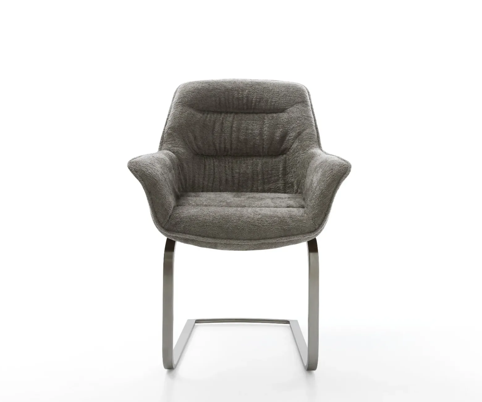 FreischwingerKaira-Flex Bouclé Soft Schlamm Freischwinger flach Graphit Sofort versandfertig