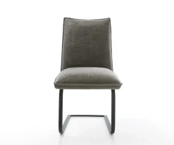 FreischwingerLelio-Flex Bouclé Soft Schlamm Freischwinger flach Schwarz Taschenfederkern Sofort versandfertig