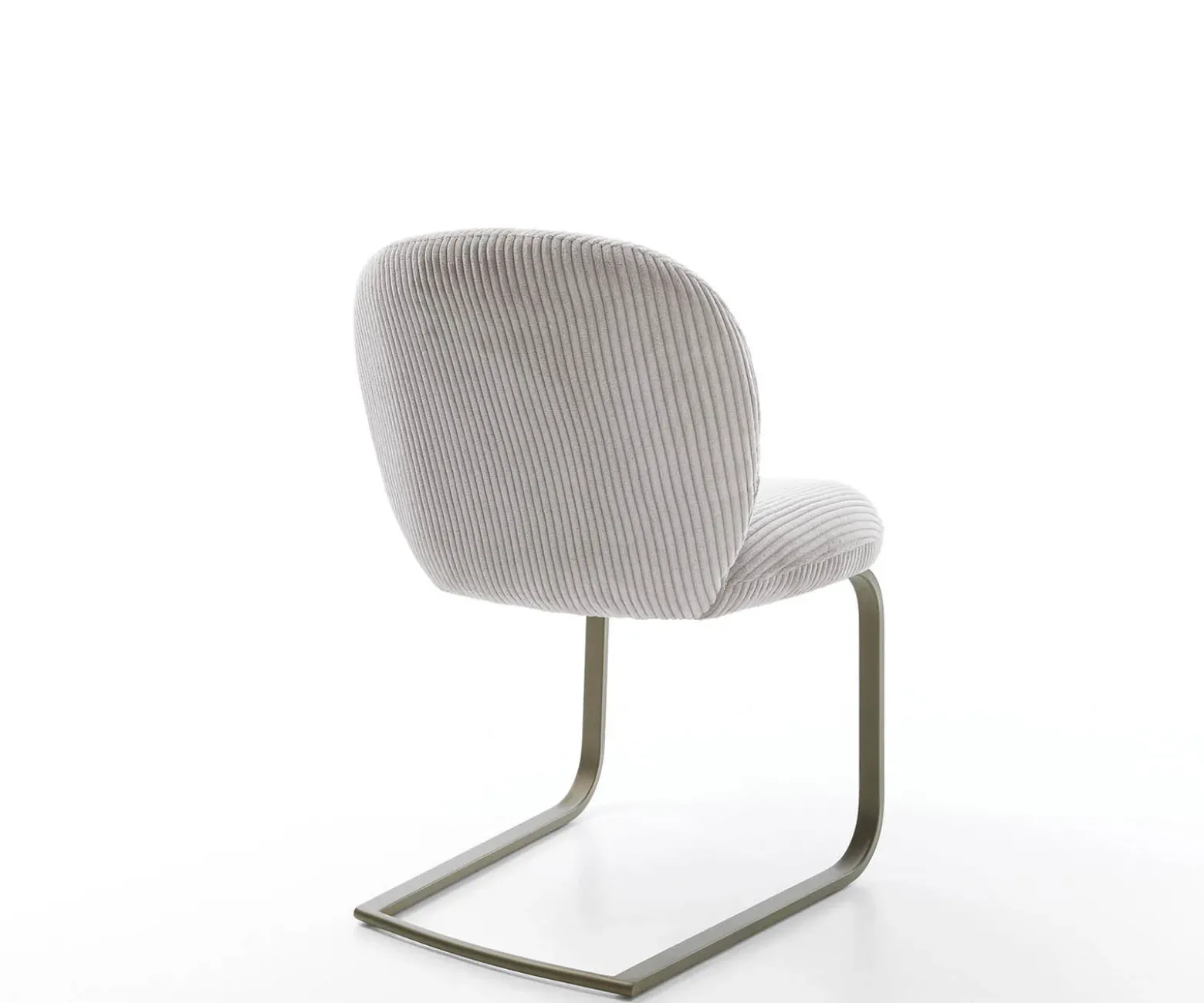 FreischwingerNube-Flex Cord Silbergrau Freischwinger flach Effektfinish Titan Taschenfederkern Sofort versandfertig