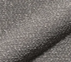 FreischwingerNube-Flex mit Armlehnen Bouclé Silbergrau Freischwinger flach Effektfinish Titan Taschenfederkern Sofort versandfertig