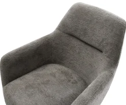 FreischwingerPejo-Flex Bouclé Soft Schlamm Freischwinger flach Schwarz Taschenfederkern Sofort versandfertig
