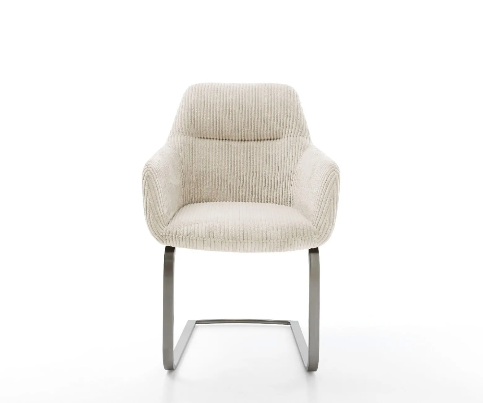 FreischwingerPejo-Flex Cord Beige Freischwinger flach Graphit Taschenfederkern Sofort versandfertig