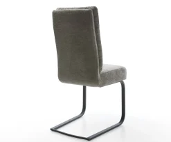 FreischwingerPela-Flex Bouclé Soft Schlamm Freischwinger flach Schwarz Taschenfederkern Sofort versandfertig