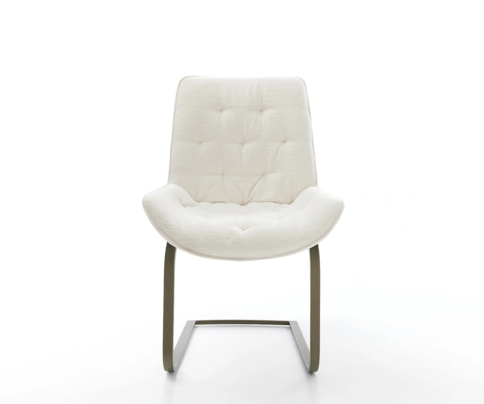 FreischwingerTaimi-Flex Bouclé Soft Beige Freischwinger flach Effektfinish Titan Sofort versandfertig