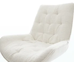 FreischwingerTaimi-Flex Bouclé Soft Beige Freischwinger flach Effektfinish Titan Sofort versandfertig