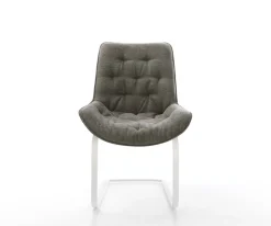 FreischwingerTaimi-Flex Bouclé Soft Schlamm Freischwinger flach Weiß Sofort versandfertig