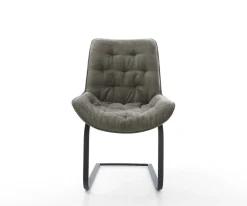 FreischwingerTaimi-Flex Bouclé Soft Schlamm Freischwinger flach Schwarz Sofort versandfertig