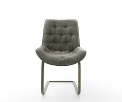 FreischwingerTaimi-Flex Bouclé Soft Schlamm Freischwinger flach Effektfinish Titan Sofort versandfertig