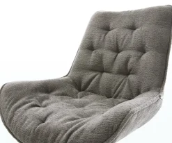 FreischwingerTaimi-Flex Bouclé Soft Schlamm Freischwinger flach Effektfinish Titan Sofort versandfertig