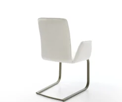 FreischwingerVinja-Flex Bouclé Soft Beige Freischwinger flach Effektfinish Titan Sofort versandfertig