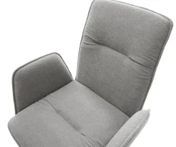 FreischwingerVinja-Flex Strukturstoff Soft Grau Freischwinger flach Effektfinish Titan Sofort versandfertig
