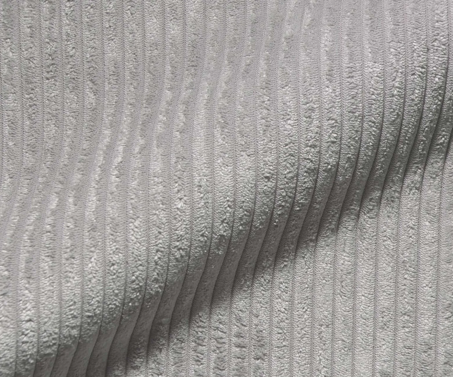 FreischwingerVinka-Flex mit Armlehnen Cord Silbergrau Freischwinger flach Effektfinish Titan Taschenfederkern Sofort versandfertig