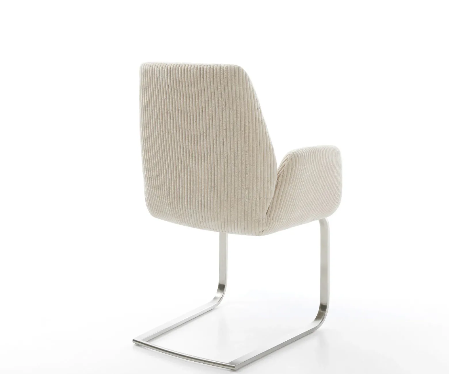 FreischwingerZoa-Flex Cord Beige Freischwinger flach Edelstahl Taschenfederkern Sofort versandfertig