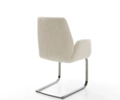FreischwingerZoa-Flex Cord Beige Freischwinger flach Graphit Taschenfederkern Sofort versandfertig