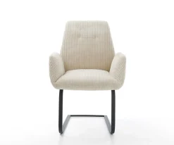 FreischwingerZoa-Flex Cord Beige Freischwinger flach Schwarz Taschenfederkern Sofort versandfertig
