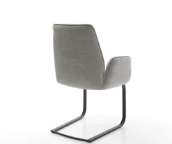 FreischwingerZoa-Flex Strukturstoff Soft Grau Freischwinger flach Schwarz Taschenfederkern Sofort versandfertig