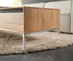 FußKufe schmal schmal 20 cm Edelstahl gebürstet für Kastenmöbel der Tiefe 60 cm (2er Set) Sofort versandfertig