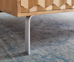 FußL-Form 20 cm Edelstahl gebürstet für alle Möbelarten (4er Set) Sofort versandfertig