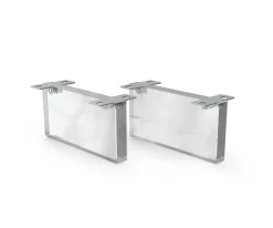 FußSchwebeoptik 15 cm Acrylglas für Kastenmöbel der Tiefe 35 cm (2er Set) Sofort versandfertig