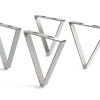 FußV-Form 20 cm Edelstahl gebürstet für alle Möbelarten (4er Set) Sofort versandfertig