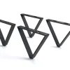 FußV-Form 15 cm Metall Schwarz für alle Möbelarten (4er Set) Sofort versandfertig
