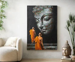GemäldeDafina 100x150 cm Mehrfarbig Acryl auf Leinwand Sofort versandfertig