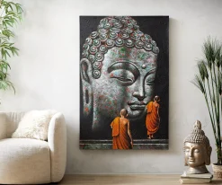 GemäldeMaje 100x150 cm Mehrfarbig Acryl auf Leinwand Sofort versandfertig