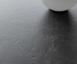 KonsolentischEdge Boot 140x40 cm Keramik Laminam® Nero Greco Anthrazit Velio Metall Schwarz Sofort versandfertig