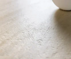KonsolentischEdge Boot 140x40 cm Keramik Laminam® Travertino Bianco Creme-Weiß Conos Metall Schwarz Sofort versandfertig
