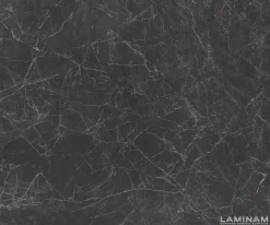KonsolentischEdge Polygonal 180x50 cm Keramik Laminam® Nero Greco Anthrazit Livos Metall Schwarz Sofort versandfertig