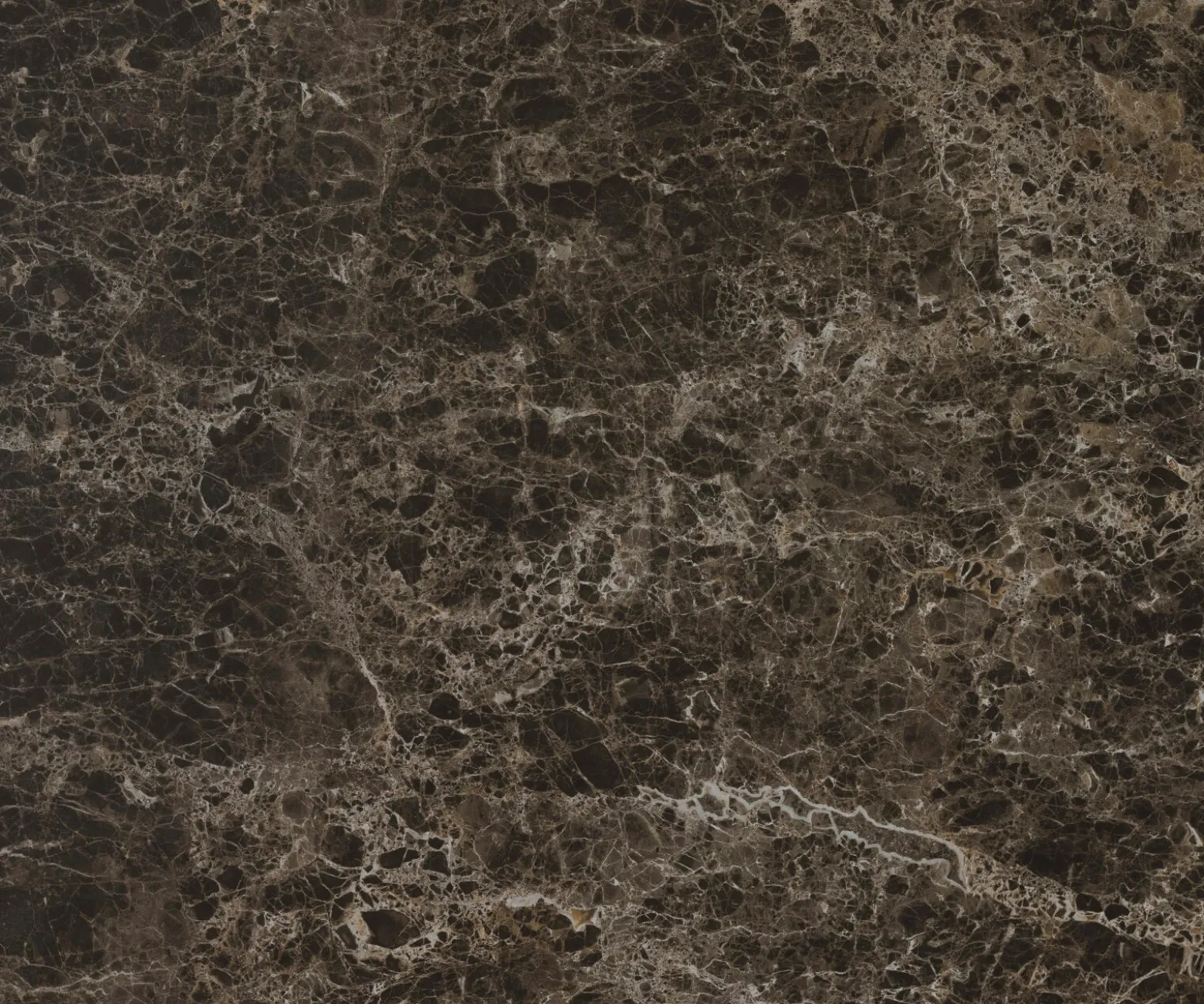KonsolentischEdge Polygonal 180x50 cm Keramik Emperador Extra Lucidato Dunkelbraun Spios Metall Schwarz Sofort versandfertig