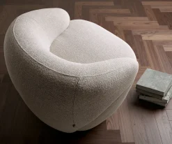 LoungesesselNova 88x88 cm Webstoff Soft Beige Versandfertig ca. 03.09.26