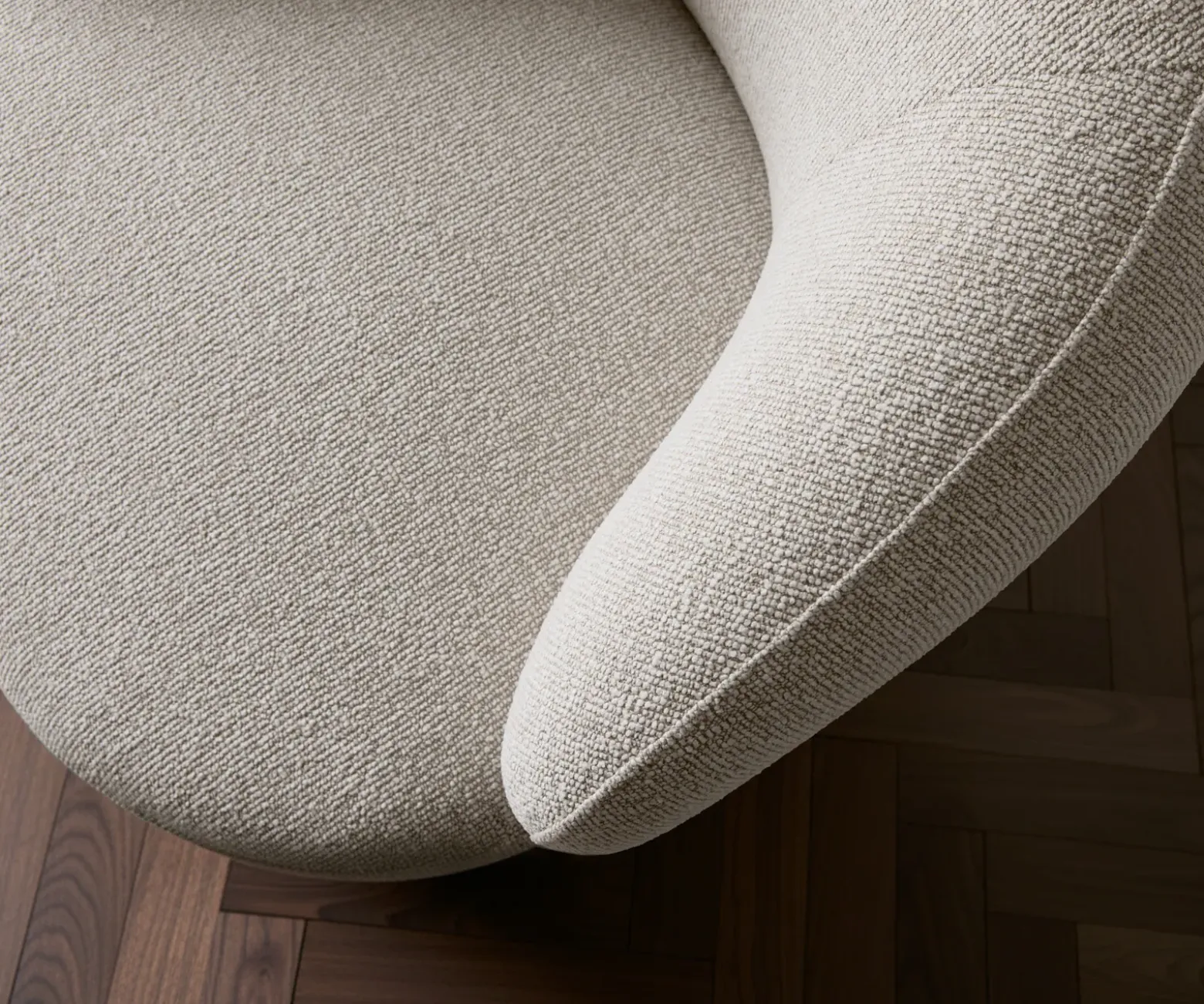 LoungesesselNova 88x88 cm Webstoff Soft Beige Versandfertig ca. 03.09.26