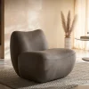 LoungesesselZena 75x85 cm Taupe Vintage Sofort versandfertig